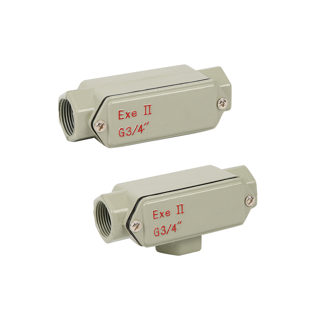 南陽中通智能防爆接線箱，防爆配電箱 ,防爆電機(jī)接線盒，防爆防腐接線盒，防爆燈，防爆四通接線盒，防爆三通接線盒的防爆后彎穿線盒產(chǎn)品